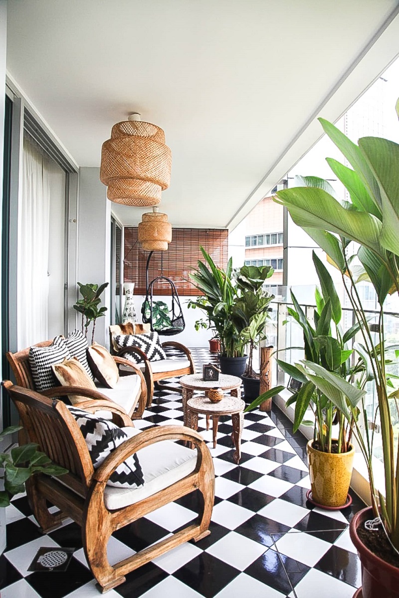 Ideas to decorate a balcony creatively