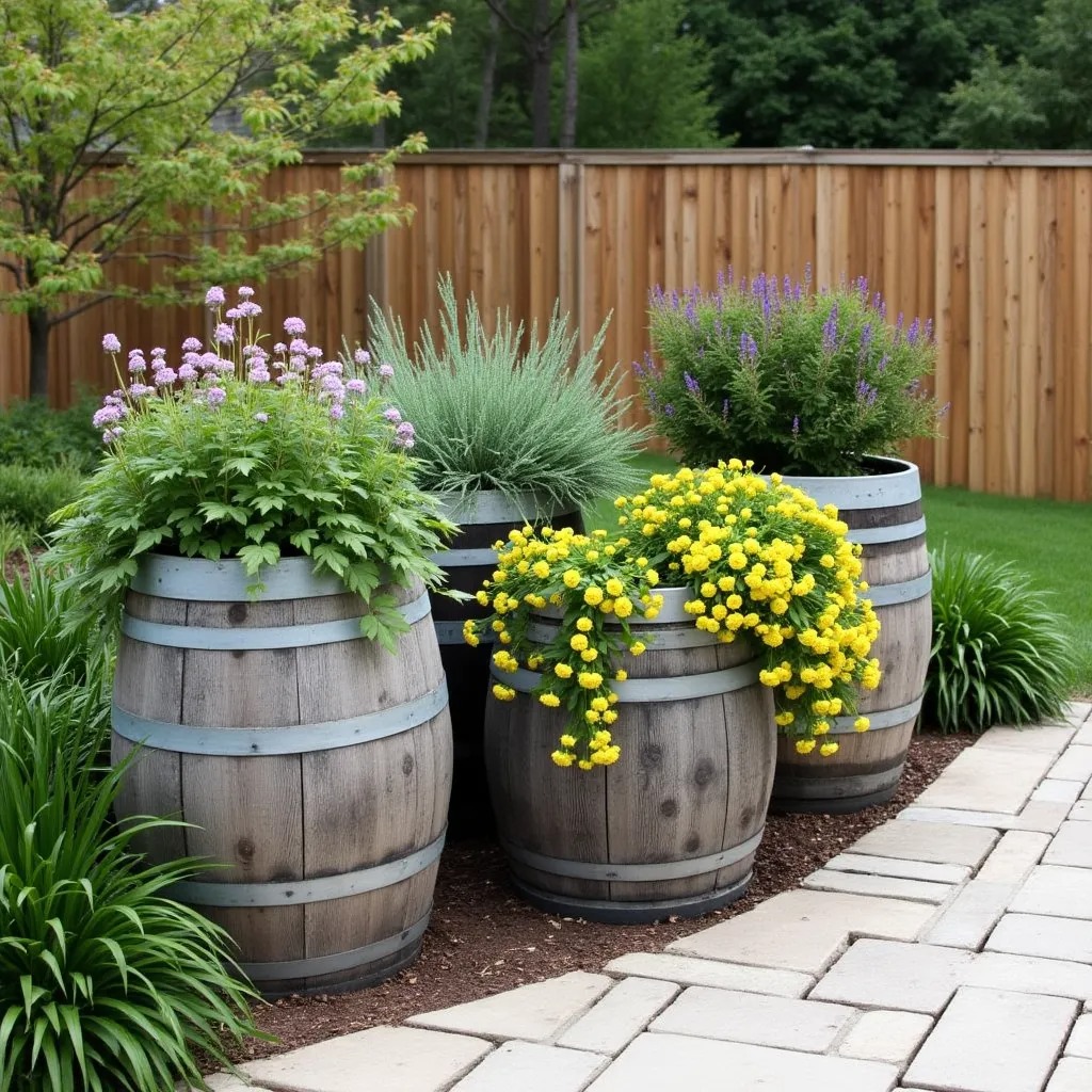 12 DIY Ways to Reuse Old Wine Barrels in the Garden