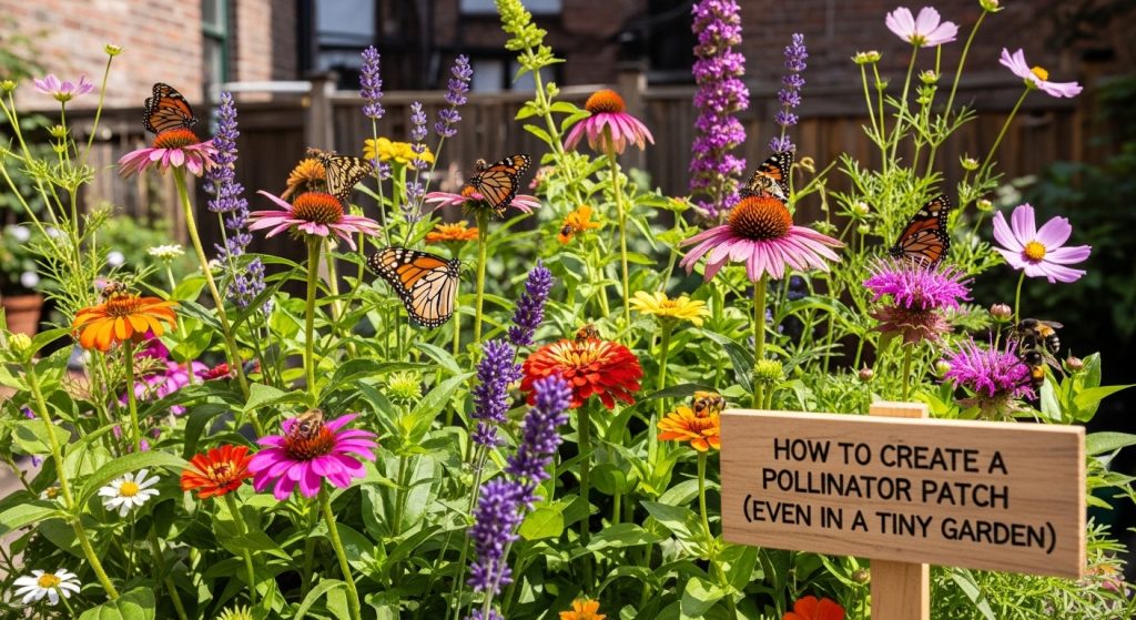 How to Create a Pollinator Patch (Even in a Tiny Garden)