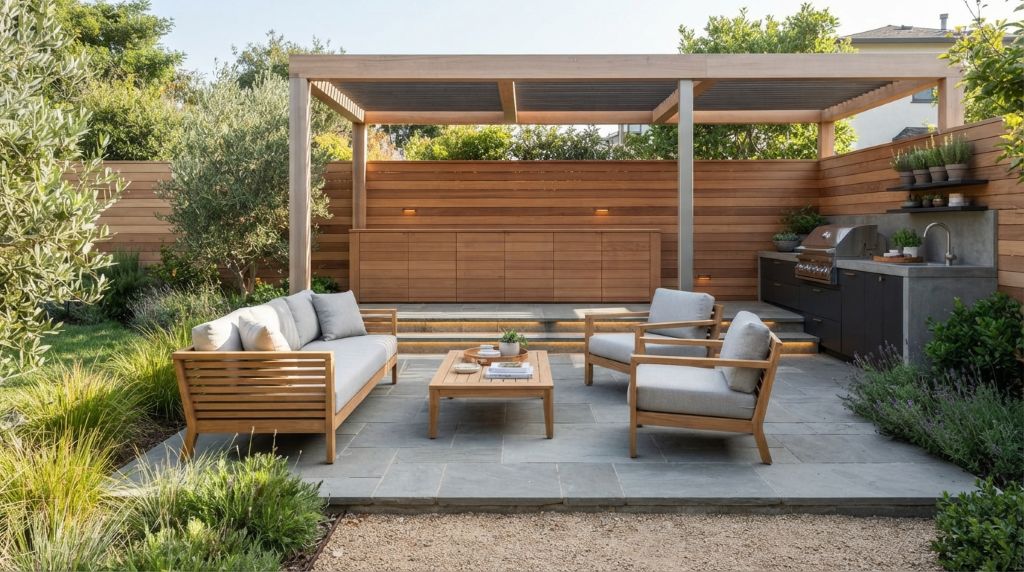 Creating a functional outdoor living space